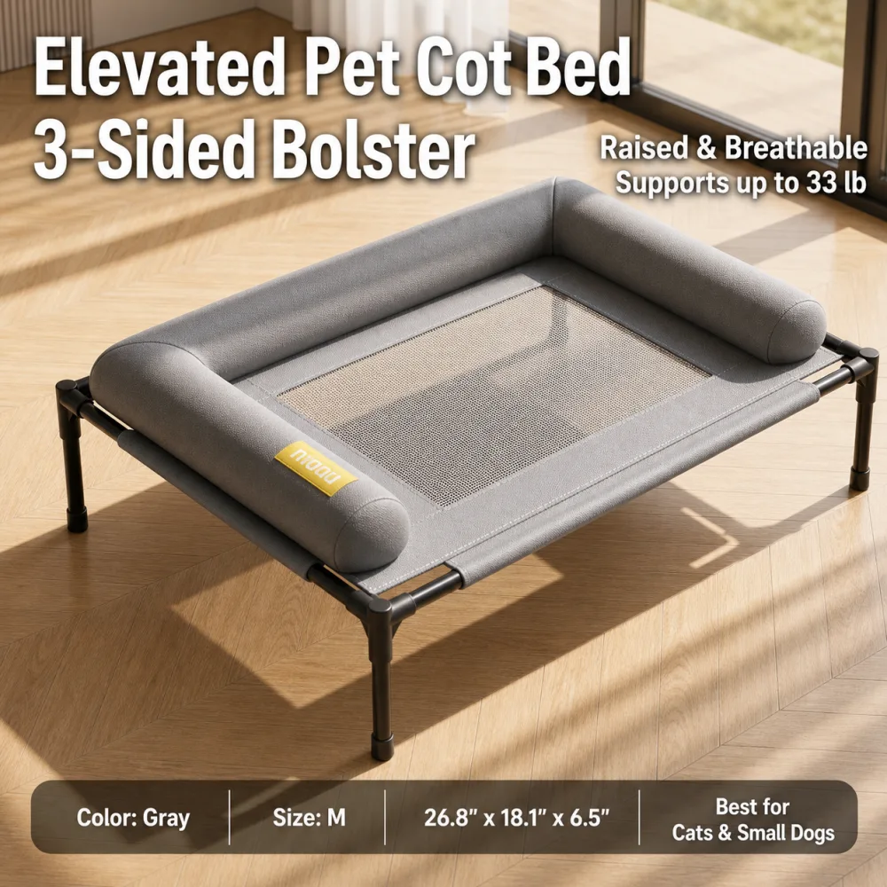 Premium washable pet bed placeholder image